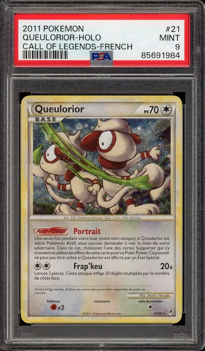 PSA 9 Queulorior Holo