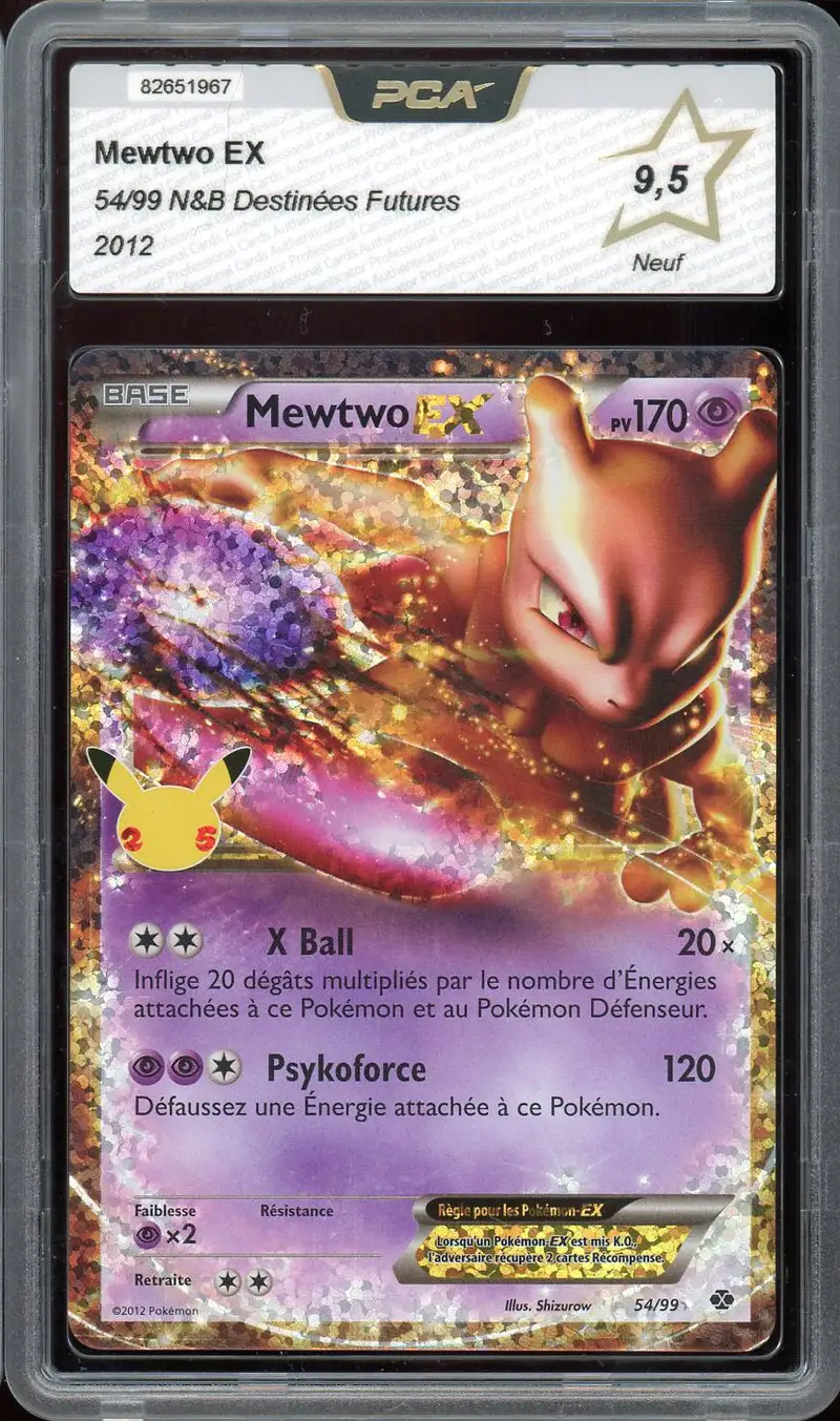 PCA 9.5 Mewtwo Ex