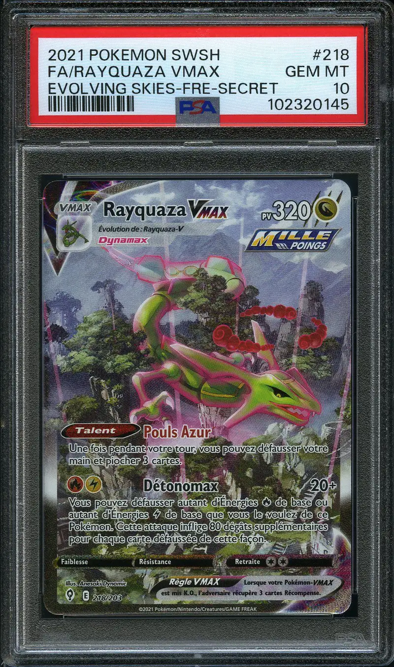 PSA 10 Rayquaza VMax