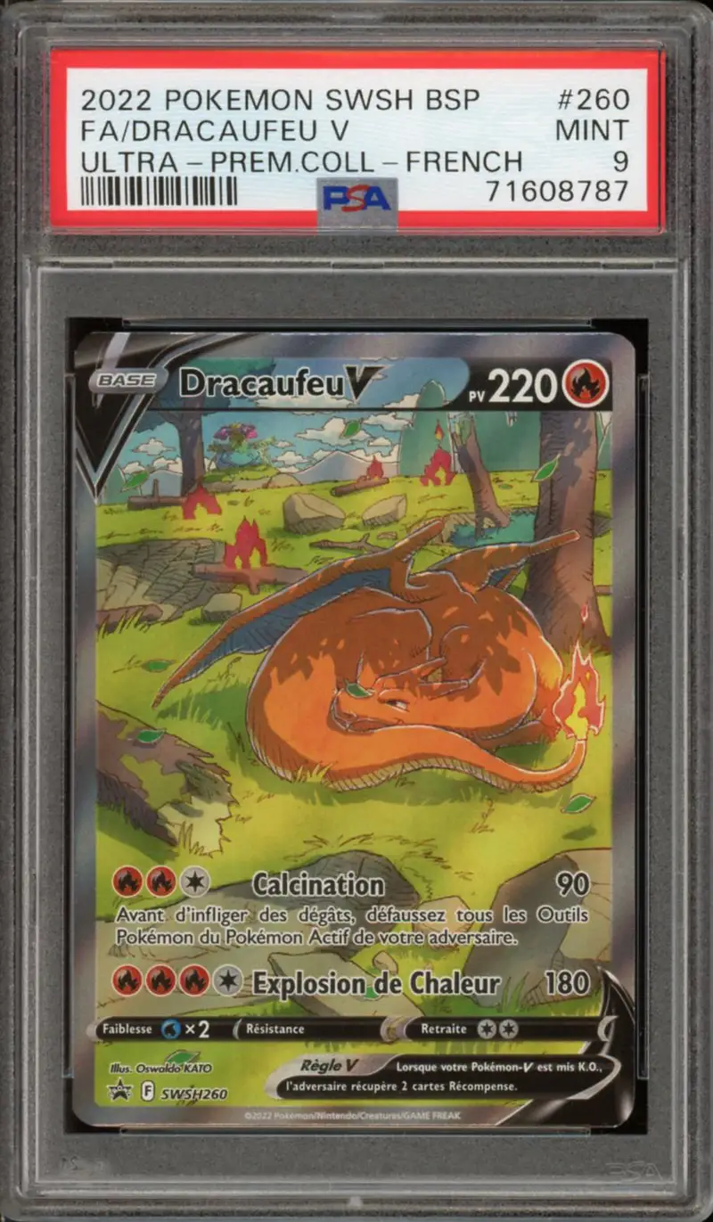 PSA 9 Dracaufeu V