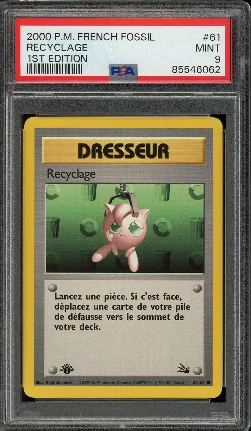 PSA 9 Recyclage