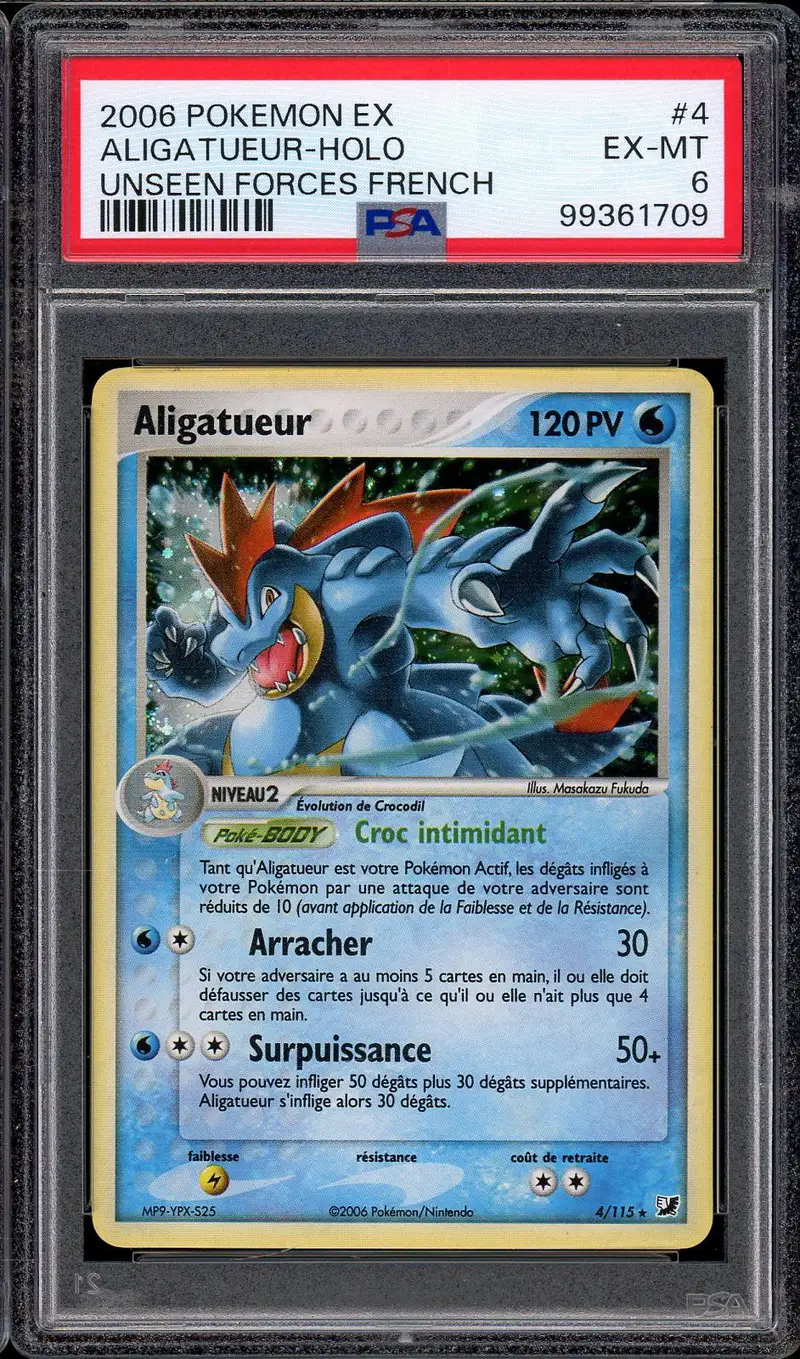 PSA 6 Aligatueur Holo