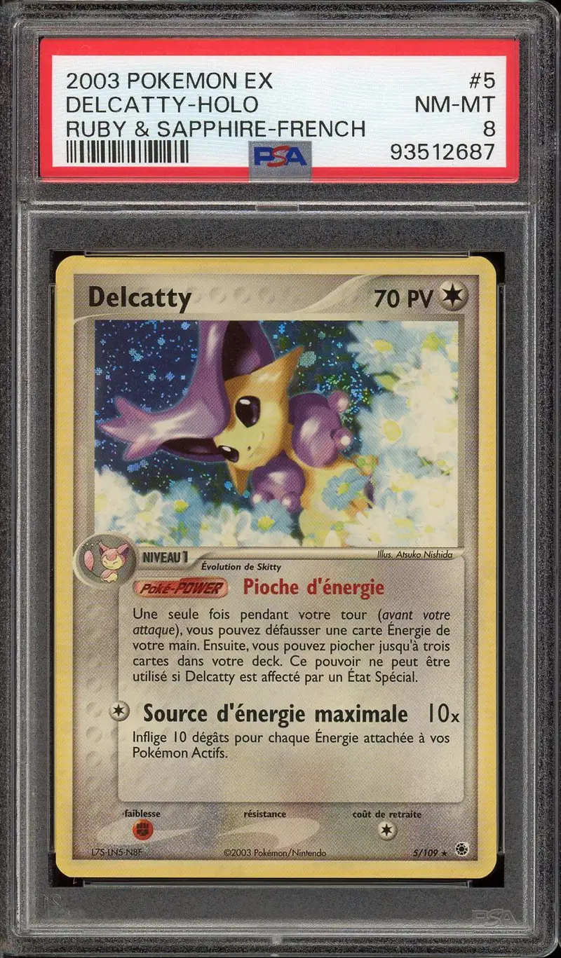 PSA 8 Delcatty Holo