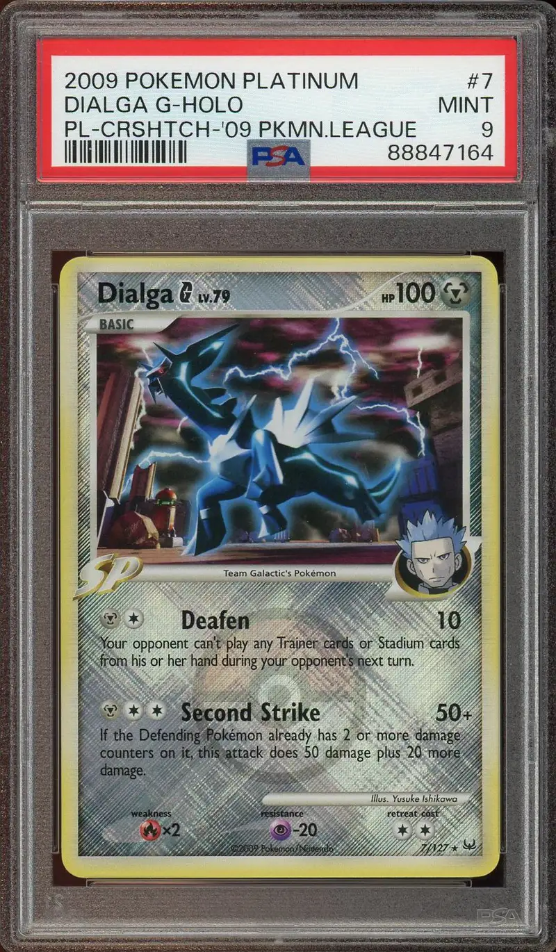 PSA 9 Dialga Holo