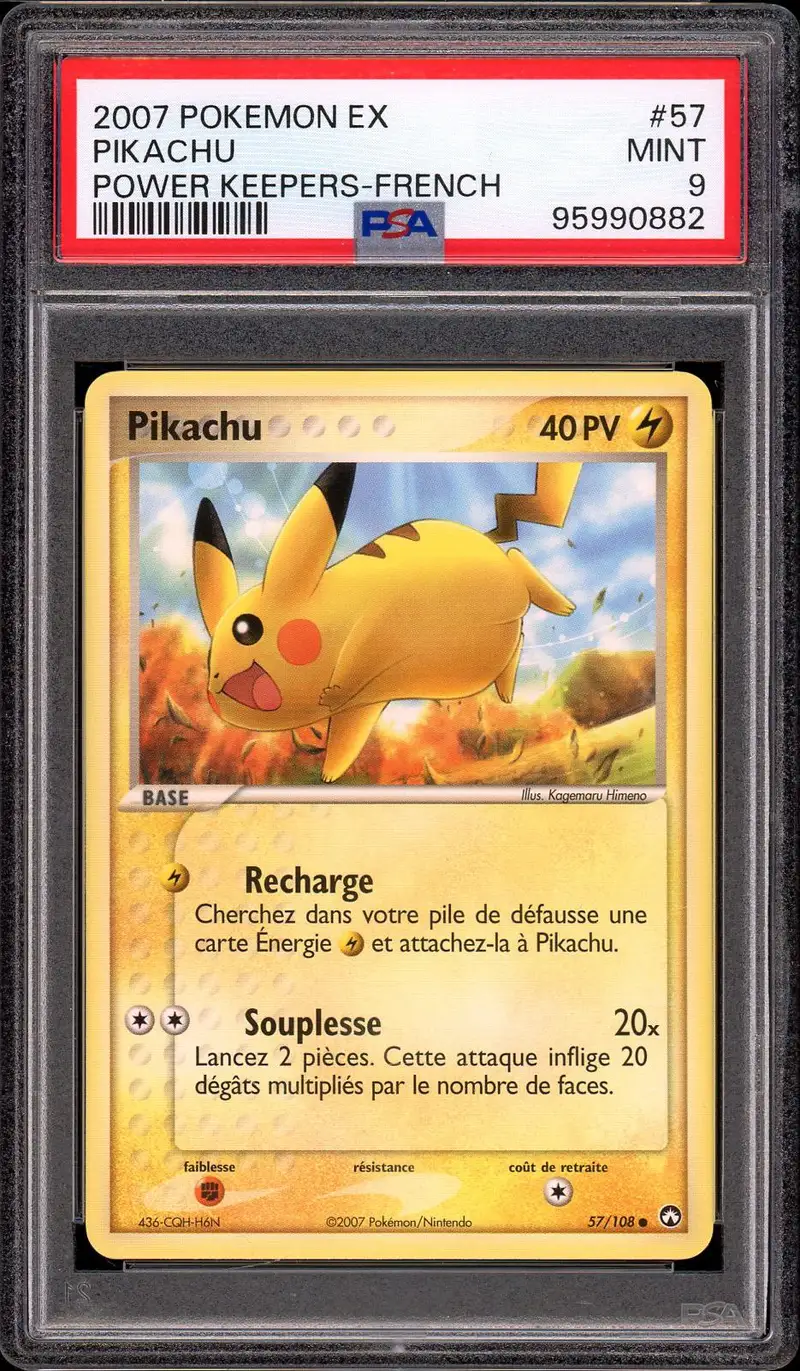 PSA 9 Pikachu