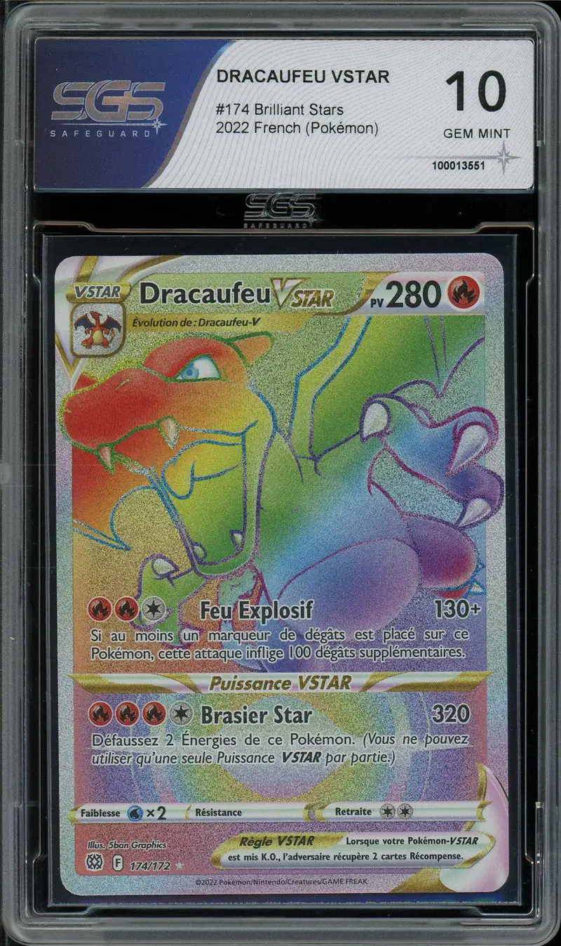 SGS 10 Dracaufeu VStar Rainbow