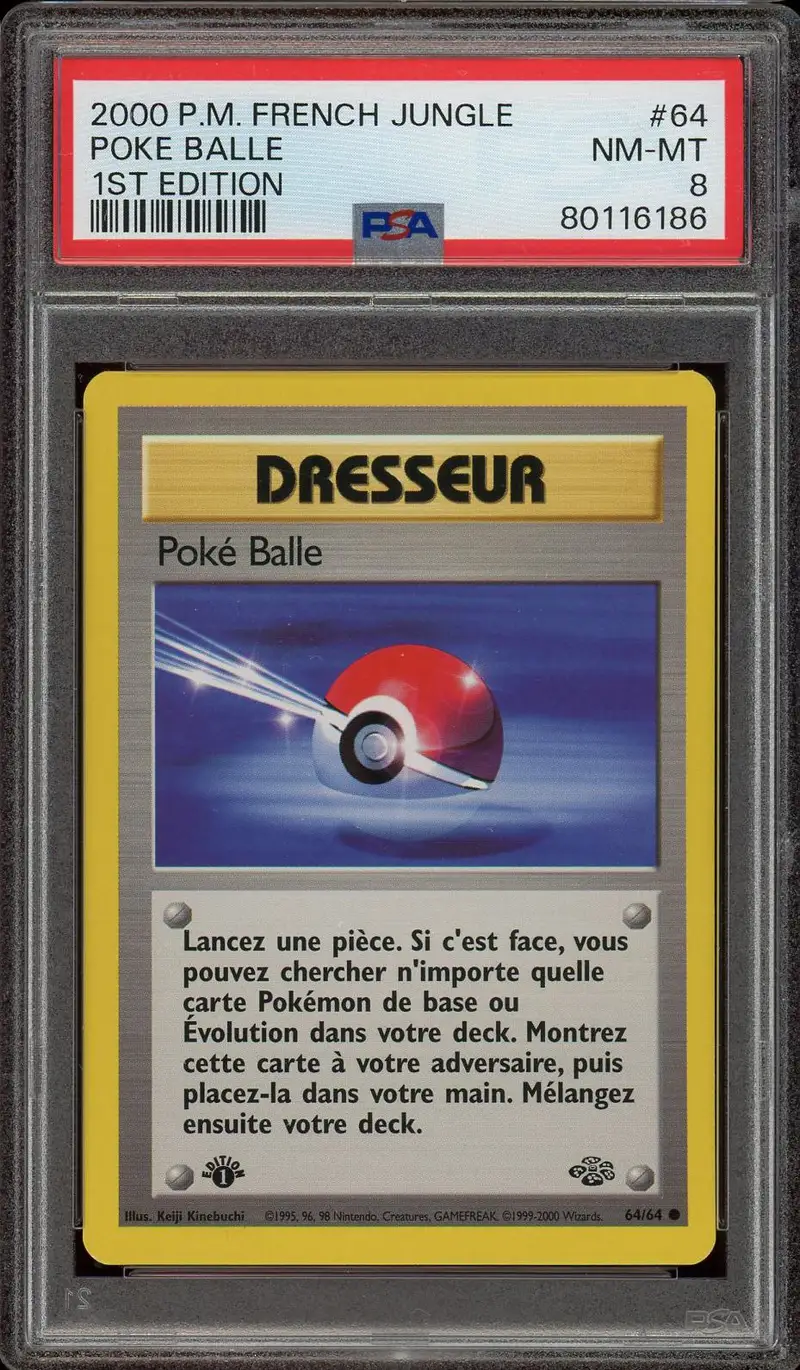 PSA 8 Poké Balle