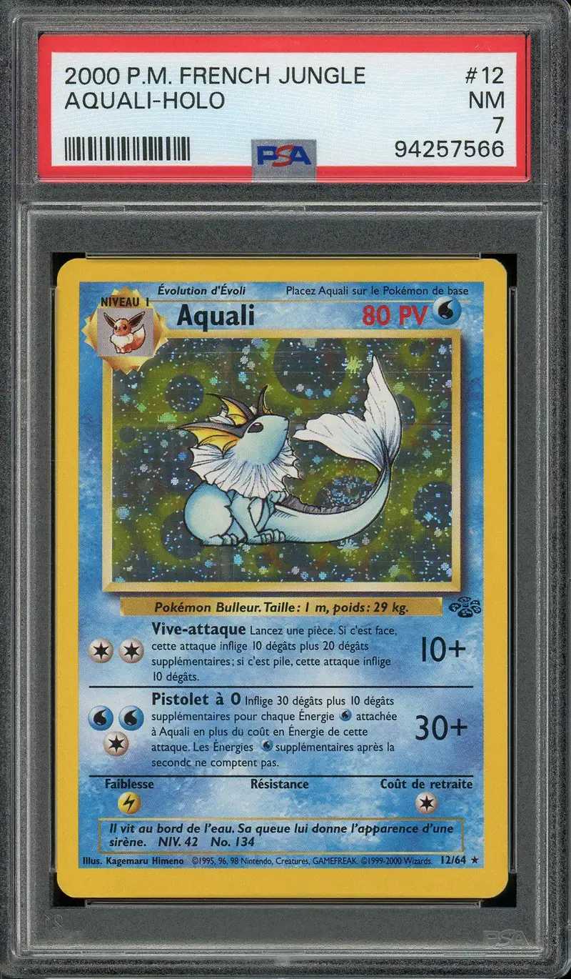 PSA 7 Aquali Holo