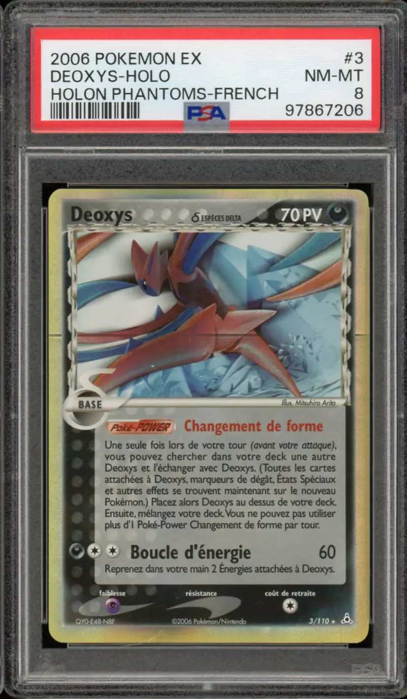 PSA 8 Deoxys Holo