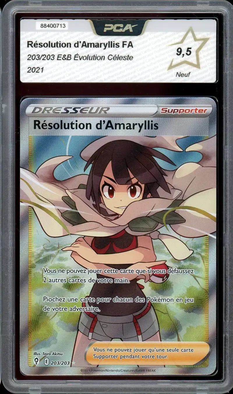 PCA 9.5 Résolution d'Amaryllis
