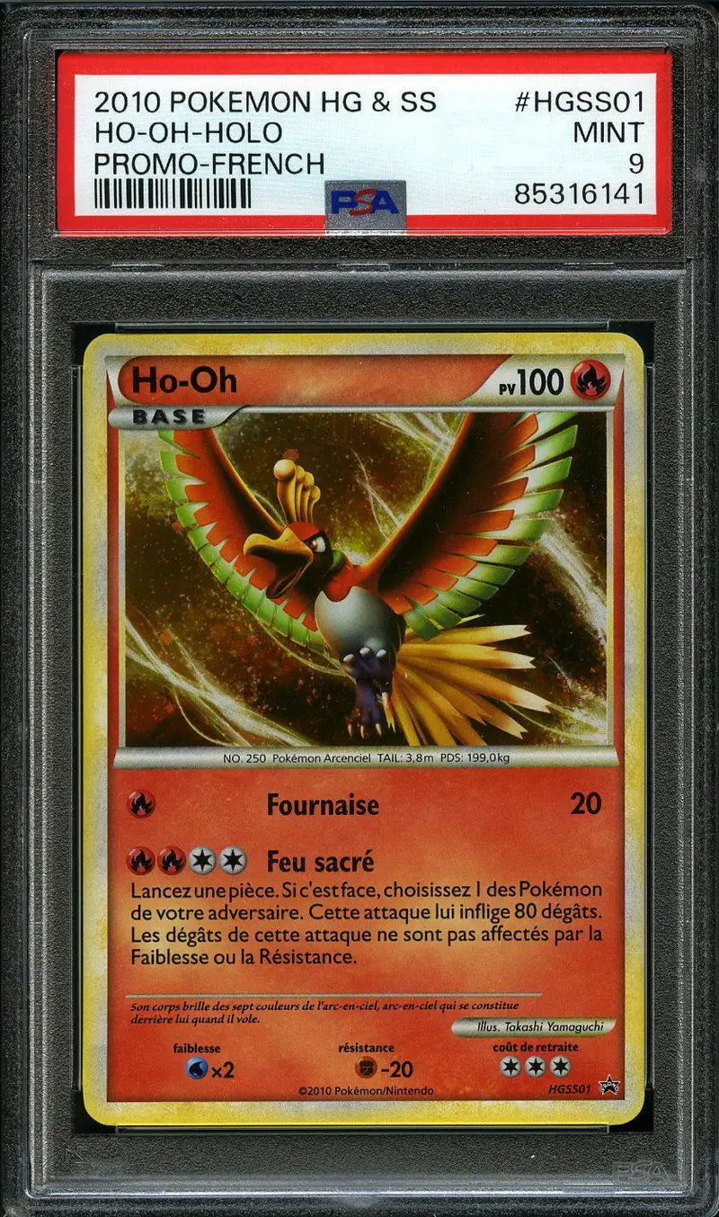 PSA 9 Ho-Oh Holo