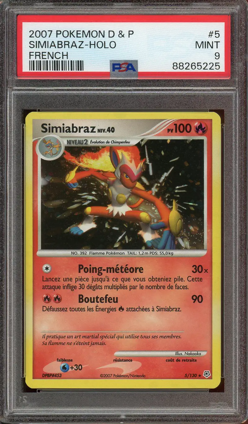 PSA 9 Simiabraz Holo
