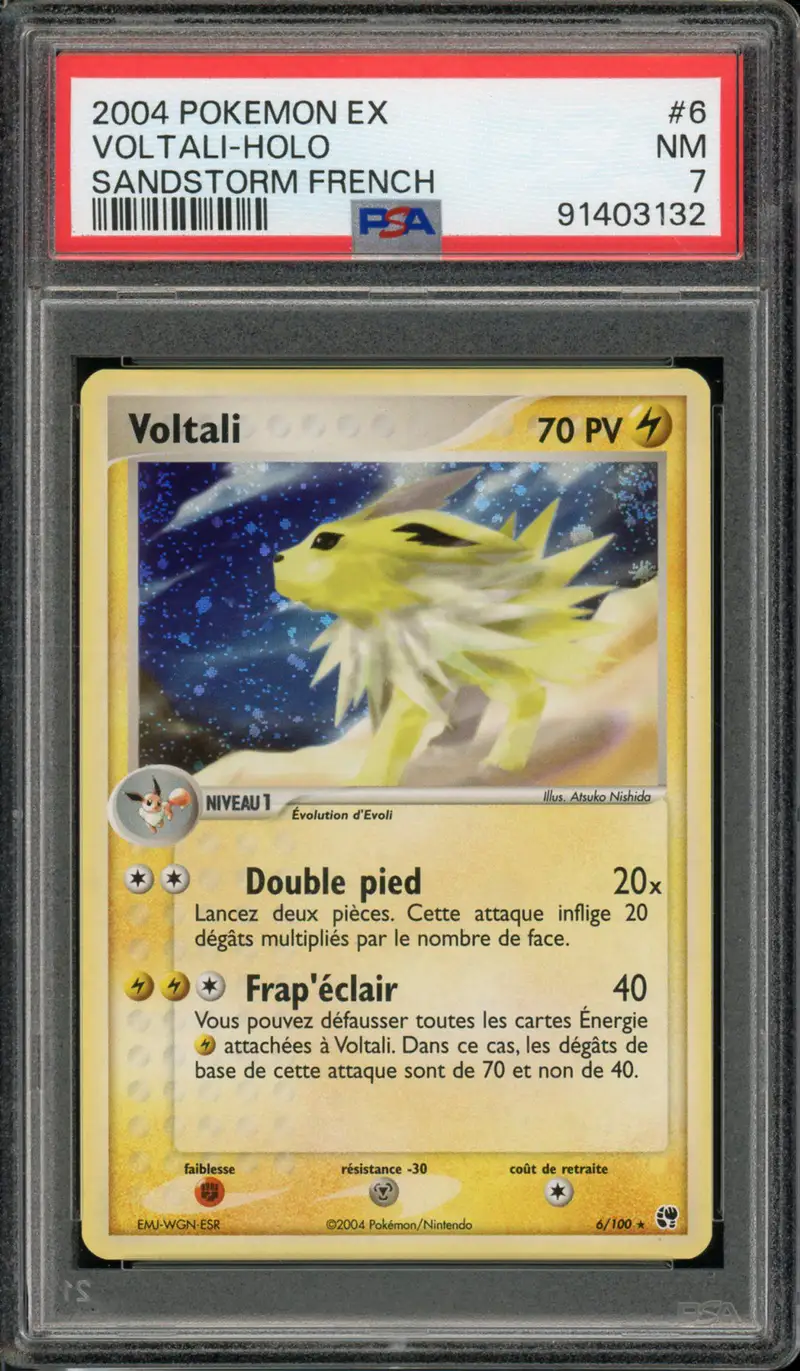 PSA 7 Voltali Holo