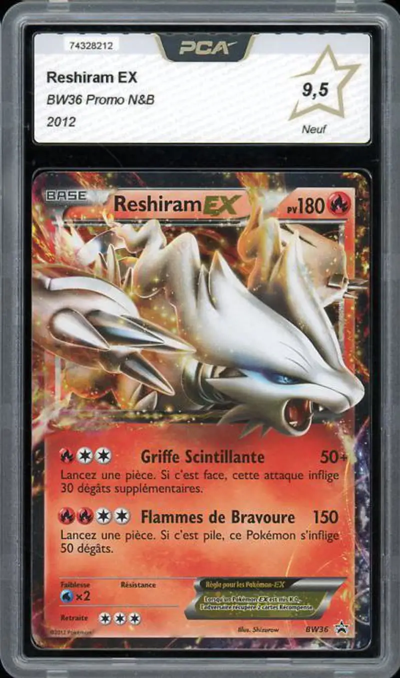 PCA 9.5 Reshiram Ex