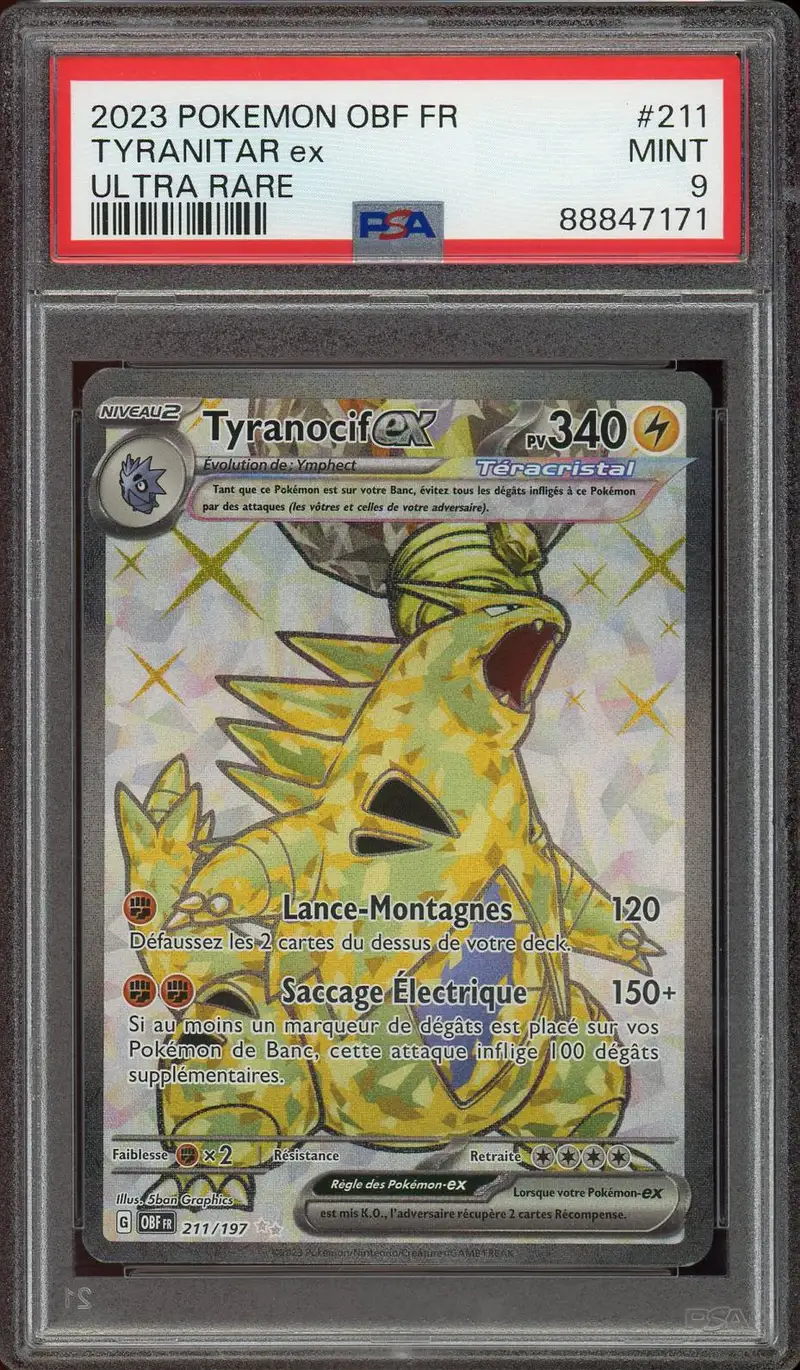 PSA 9 Tyranocif Ex