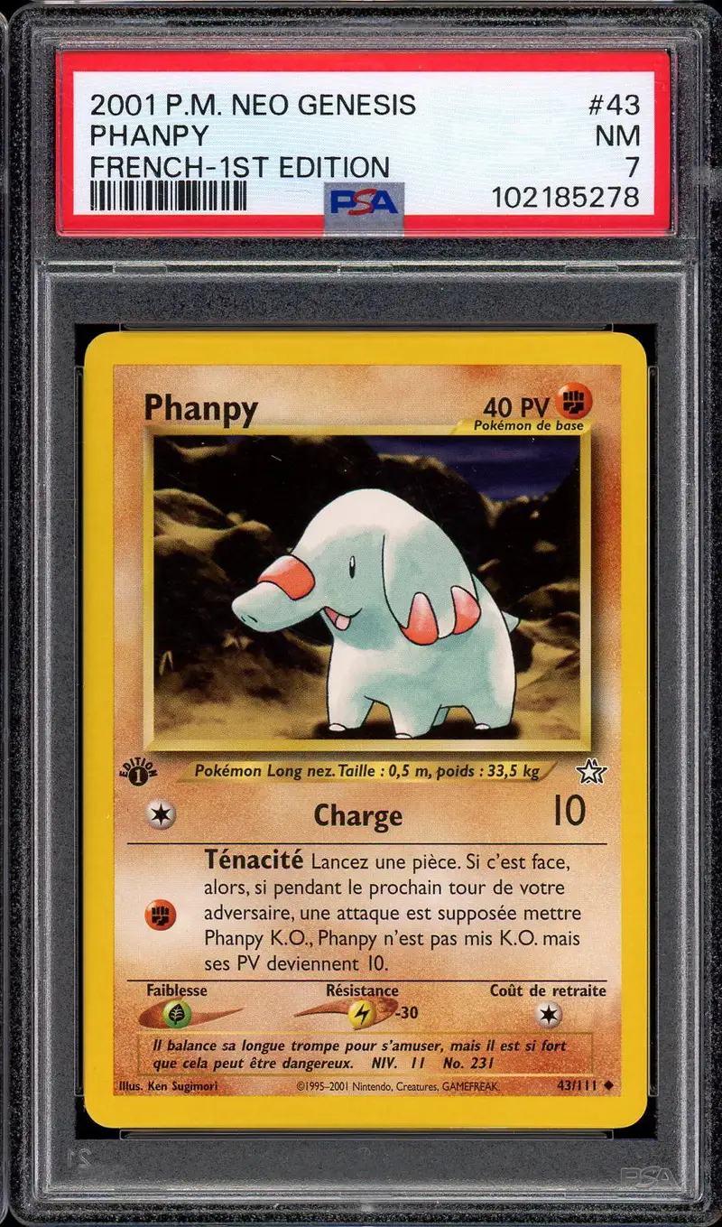 PSA 7 Phanpy