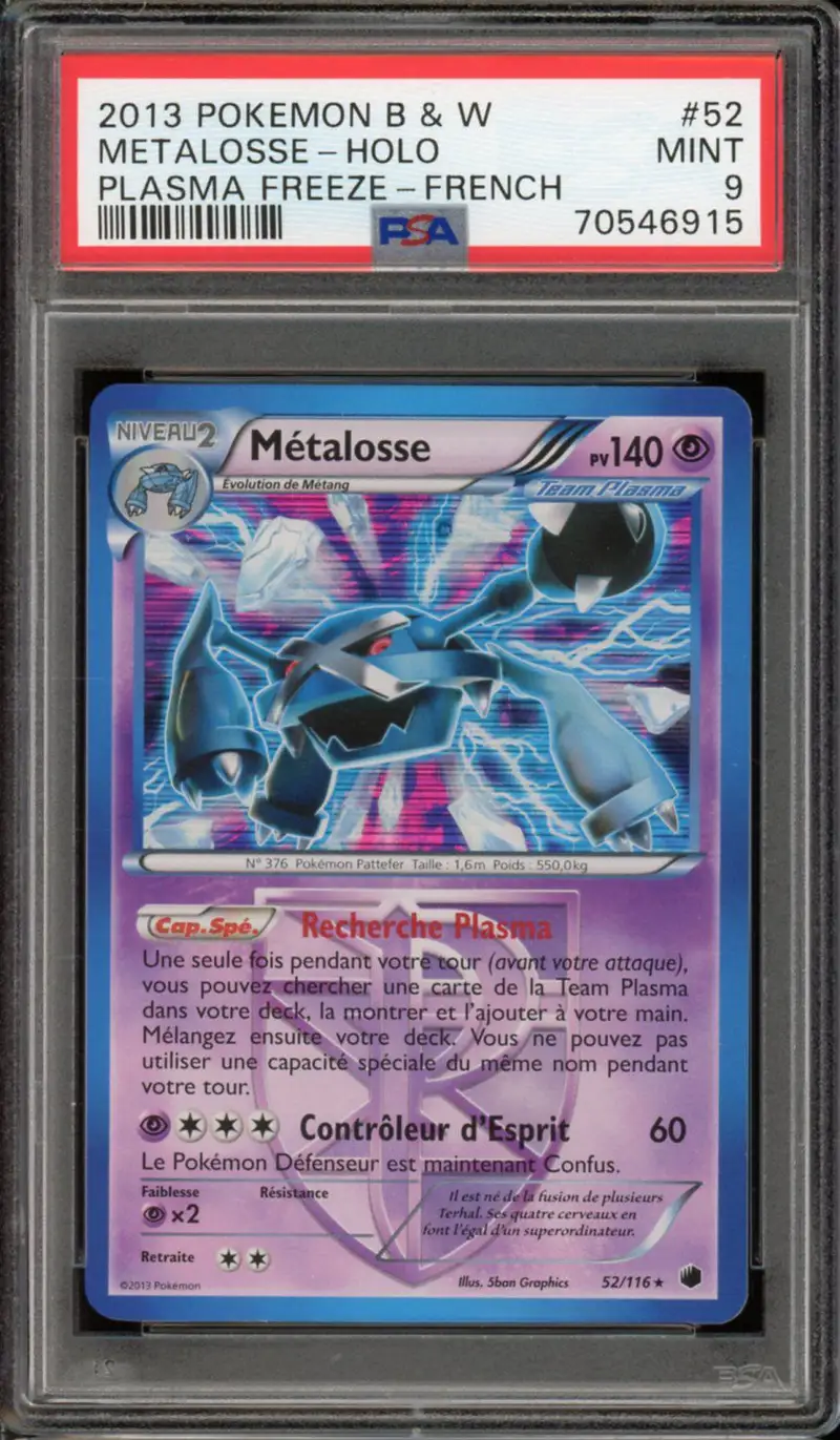 PSA 9 Metalosse Holo