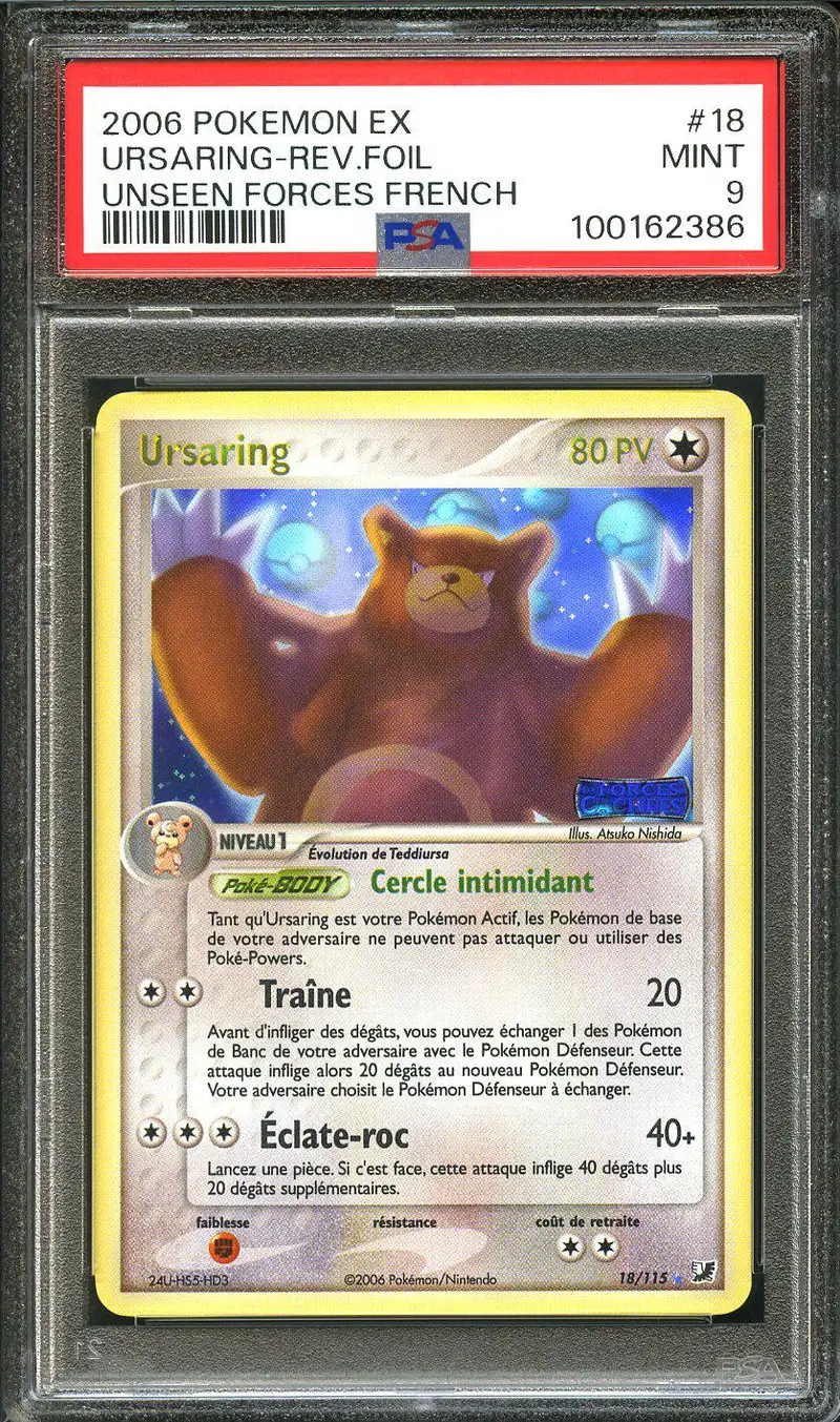PSA 9 Ursaring Holo Reverse