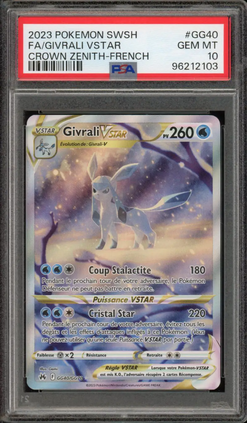PSA 10 Givrali VStar