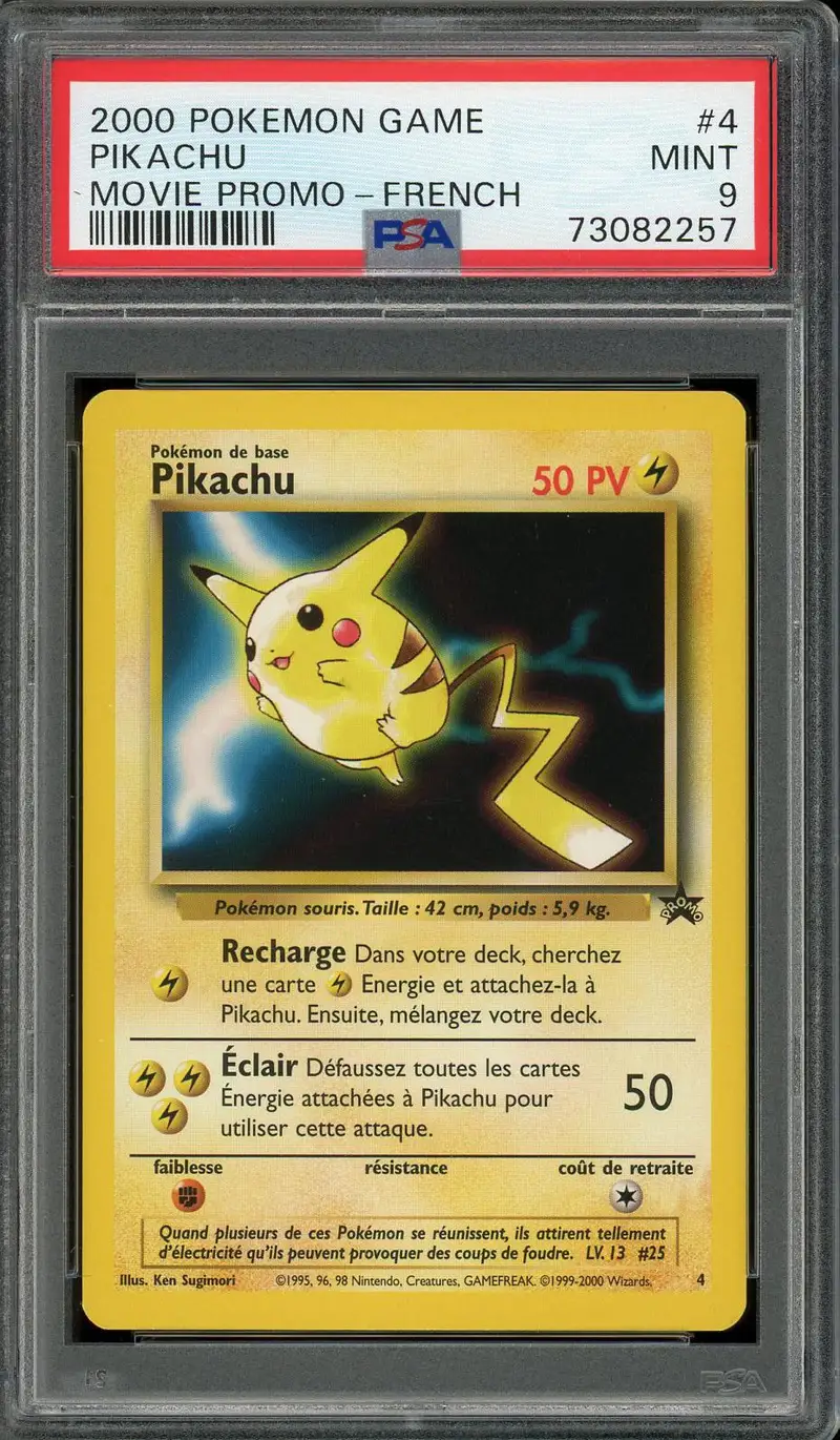 PSA 9 Pikachu
