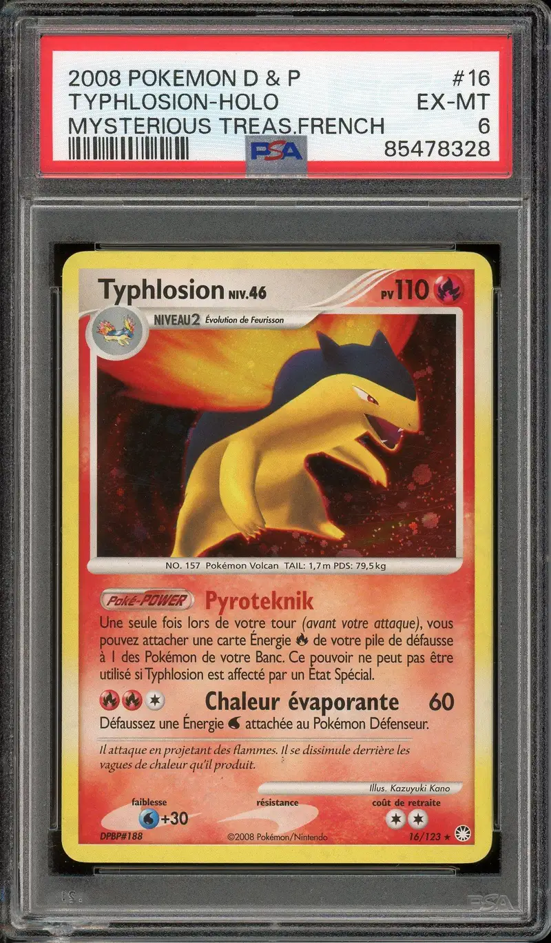 PSA 6 Typhlosion Holo