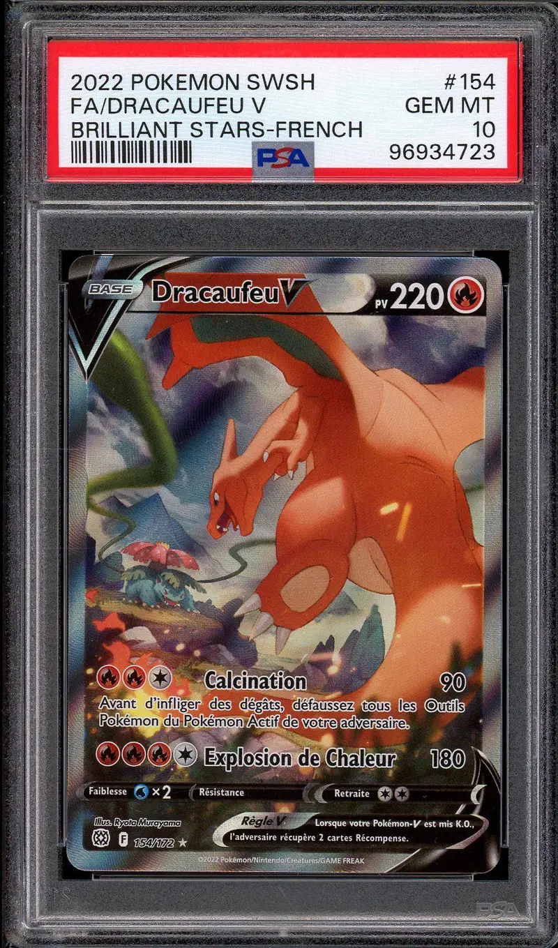 PSA 10 Dracaufeu V