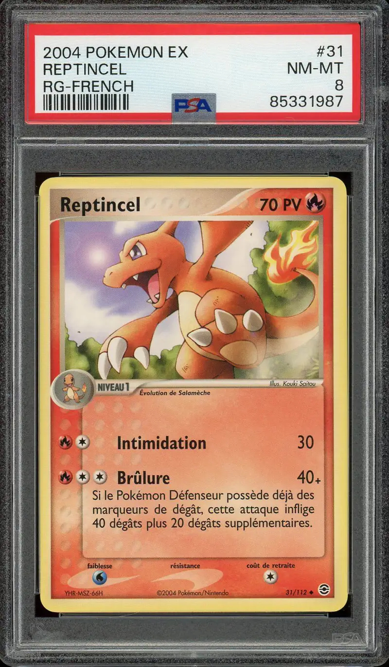PSA 8 Reptincel