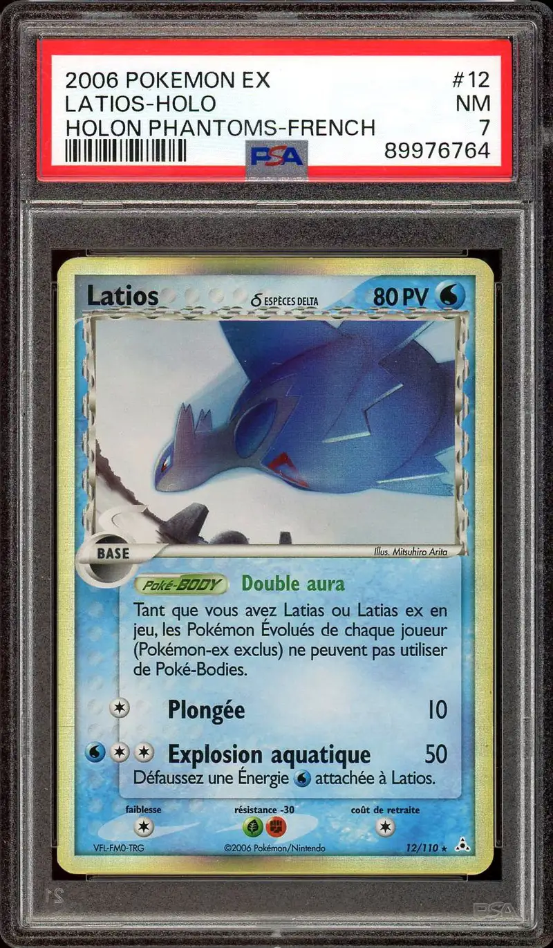 PSA 7 Latios Holo