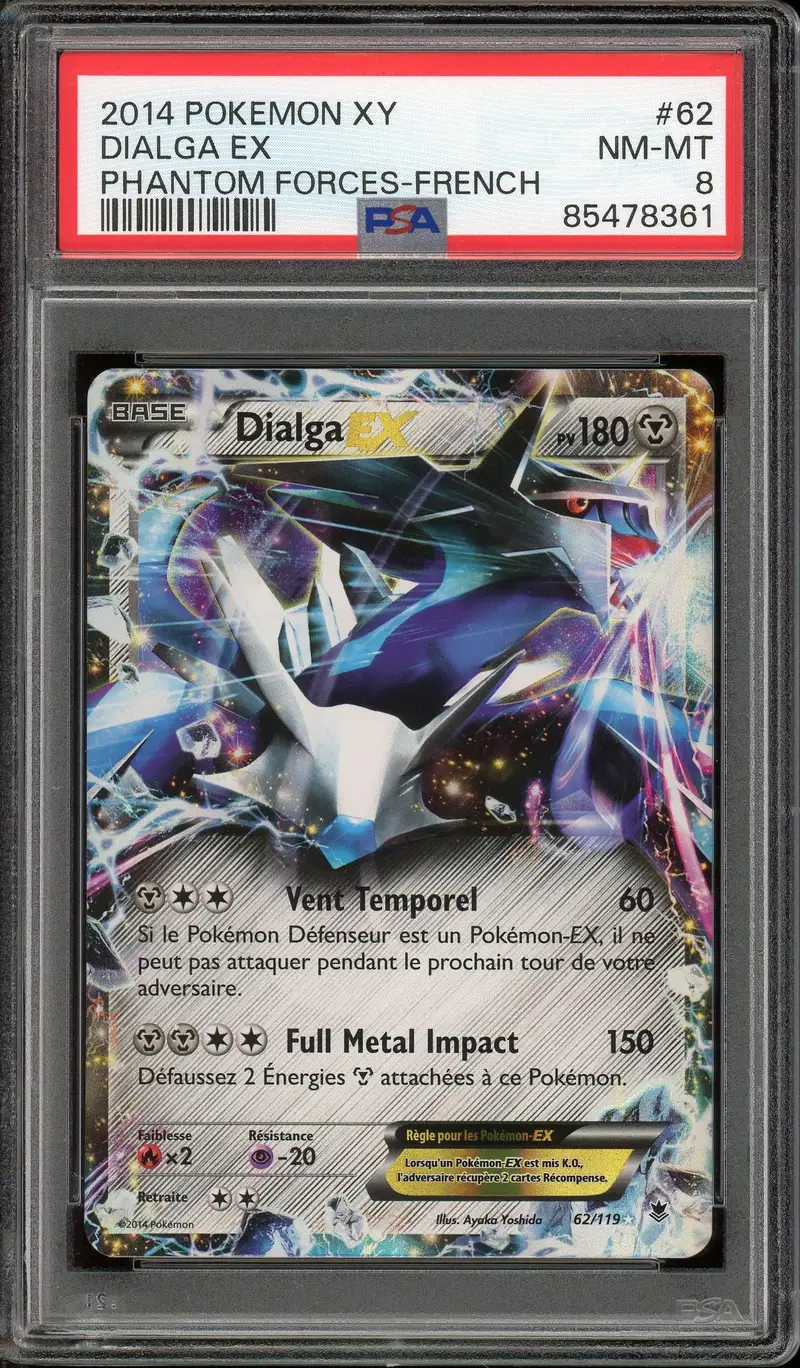 PSA 8 Dialga Ex