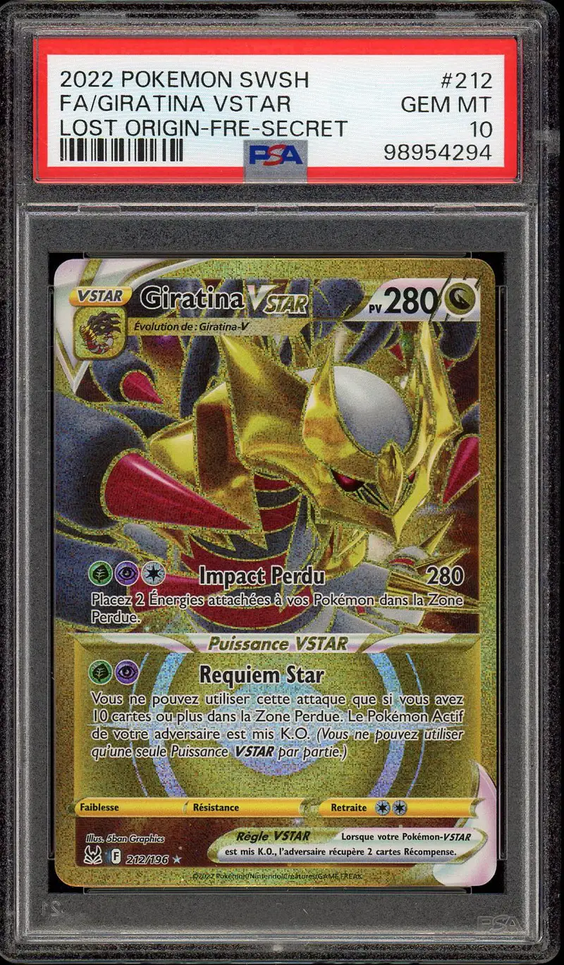 PSA 10 Giratina VStar Gold