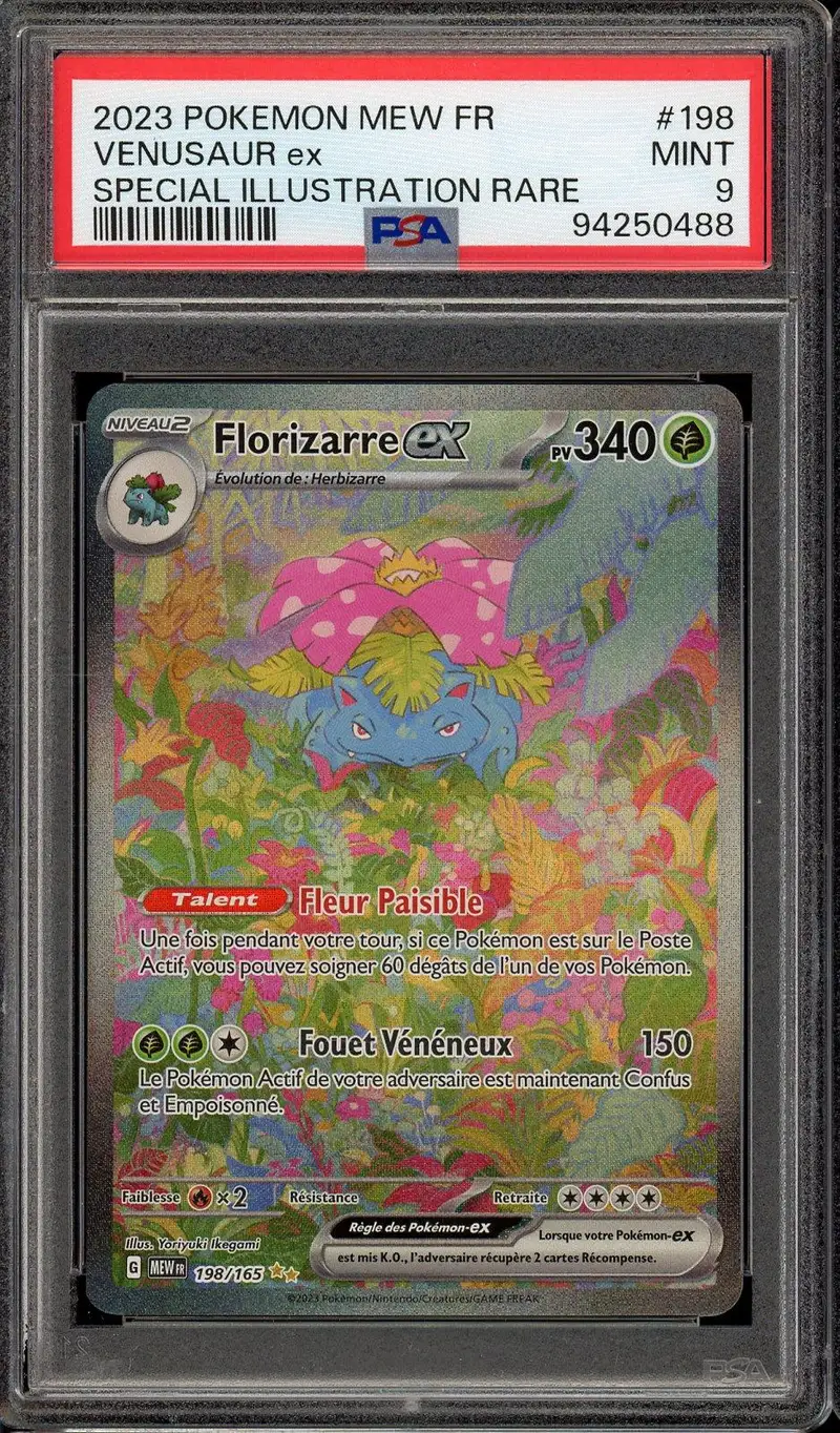 PSA 9 Florizarre Ex