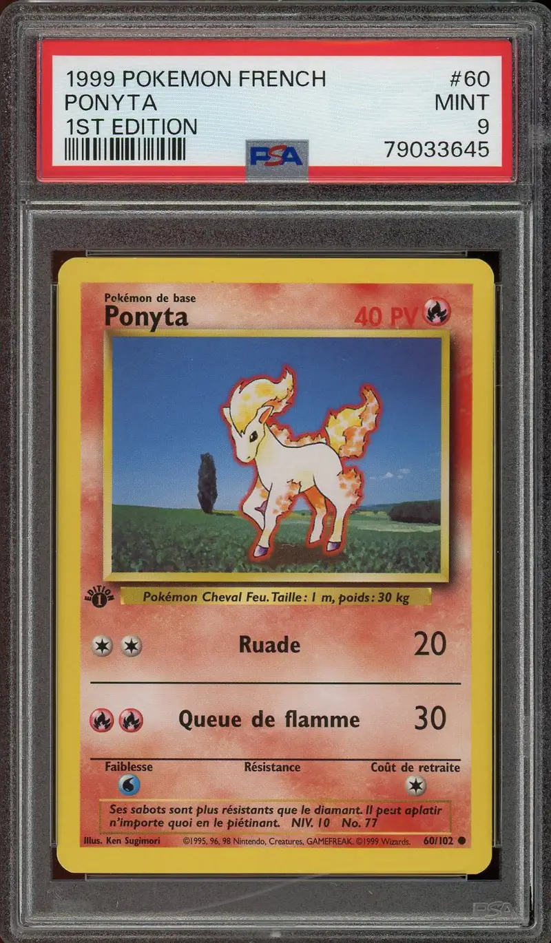 PSA 9 Ponyta