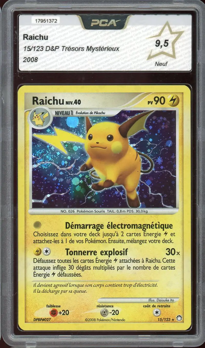 PCA 9.5 Raichu Holo