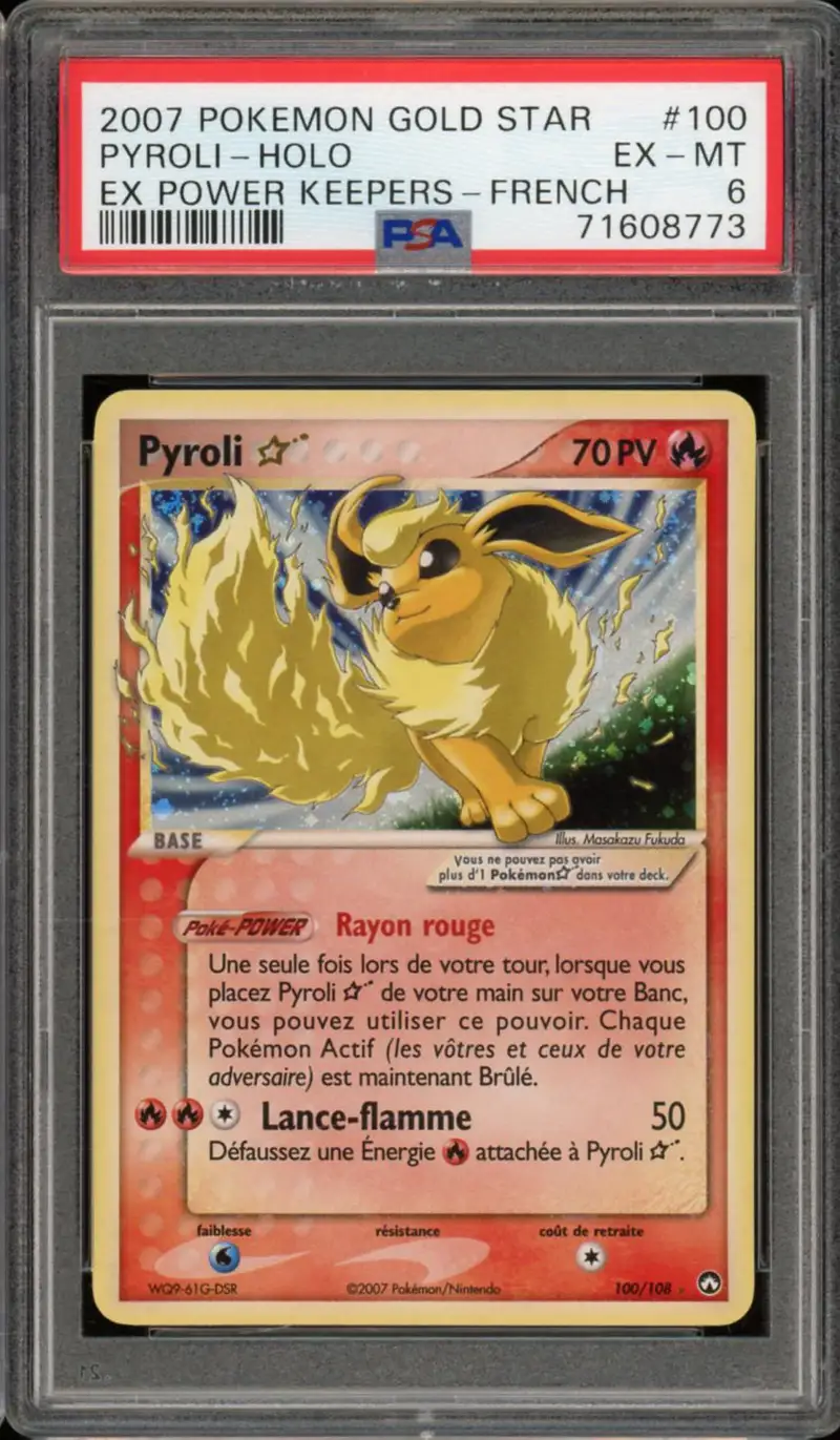 PSA 6 Pyroli Gold Star