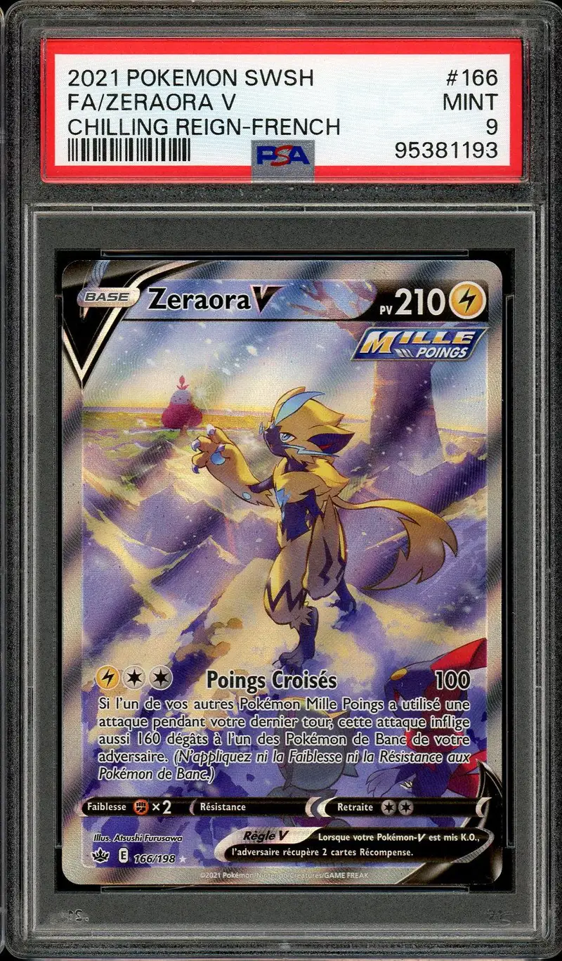 PSA 9 Zeraora V