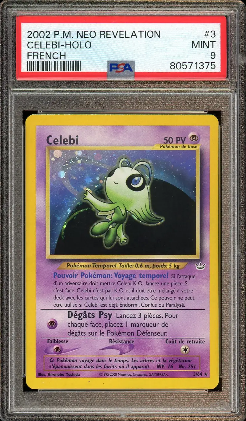 PSA 9 Celebi Holo
