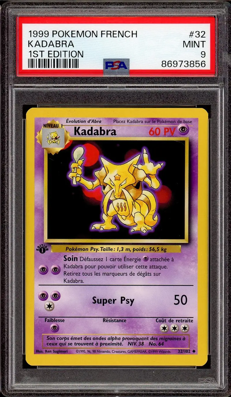 PSA 9 Kadabra
