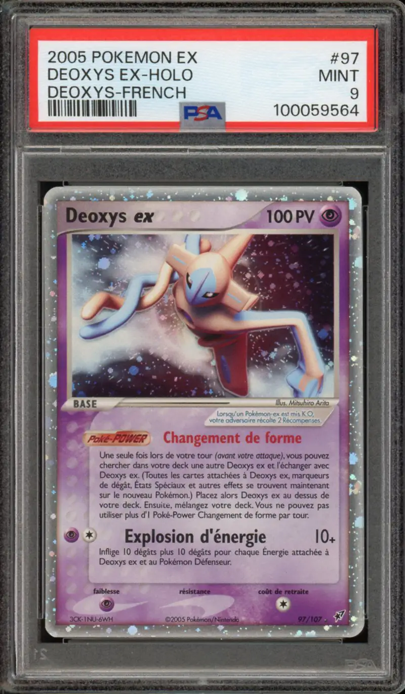 PSA 9 Deoxys Ex