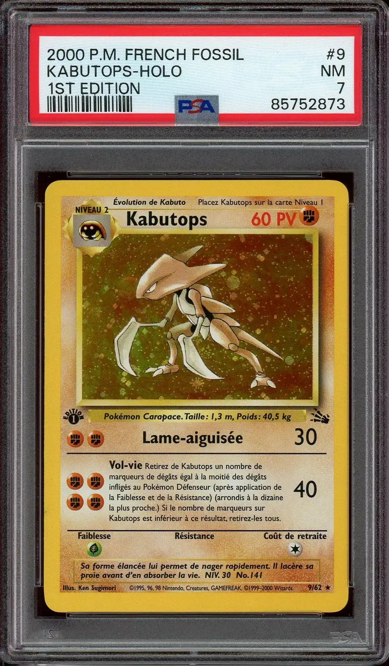 PSA 7 Kabutops Holo