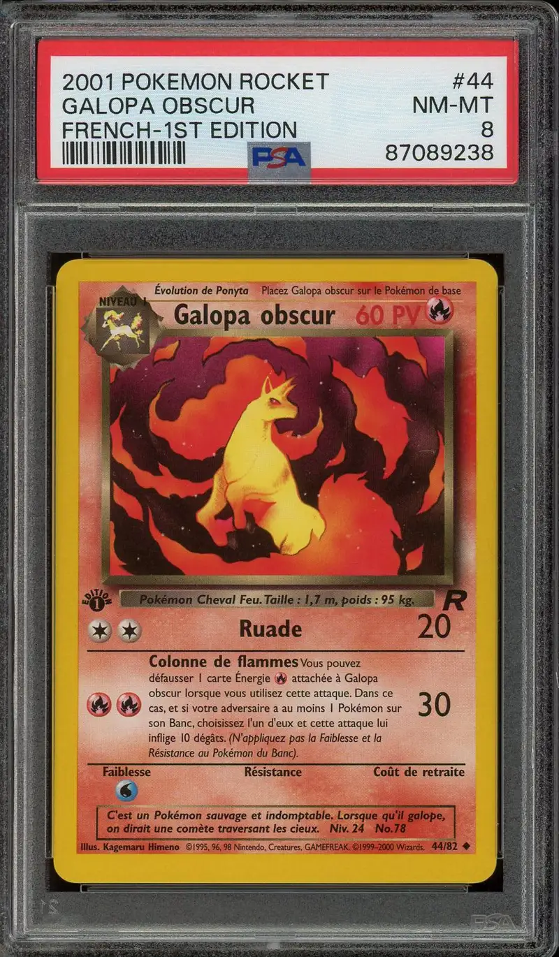 PSA 8 Galopa Obscur