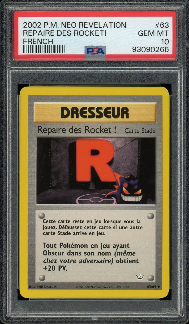 PSA 10 Repaire des Rocket !