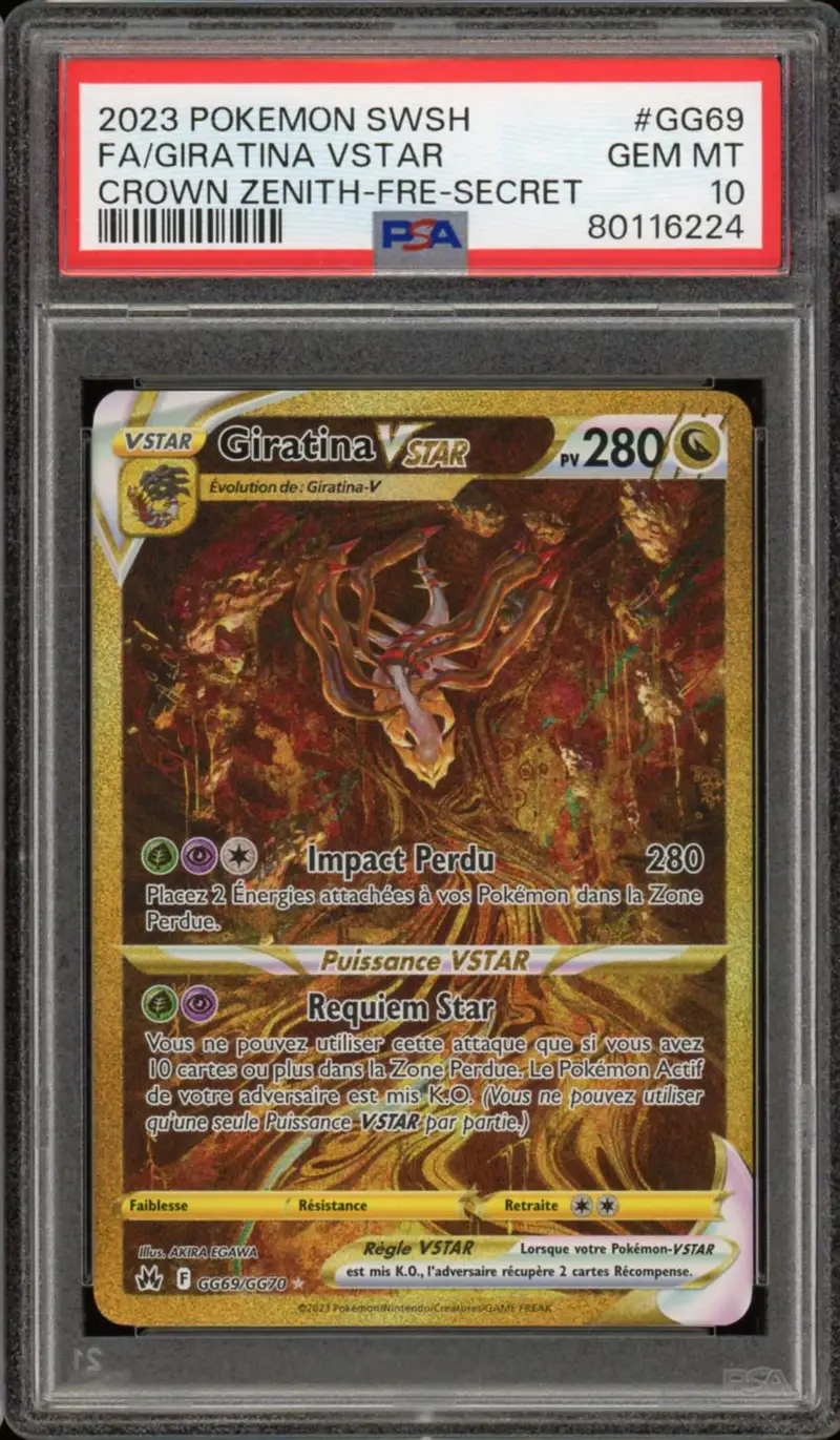 PSA 10 Giratina VStar Gold