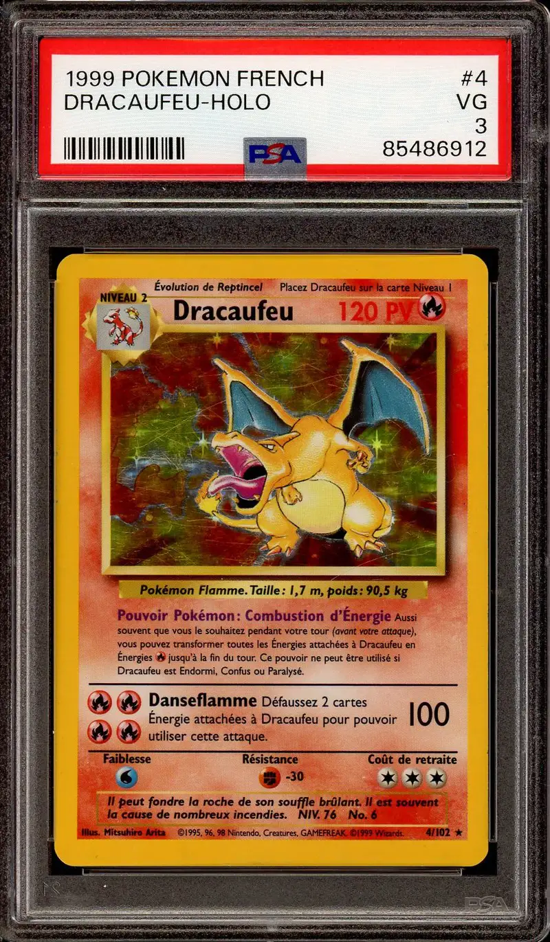 PSA 3 Dracaufeu Holo