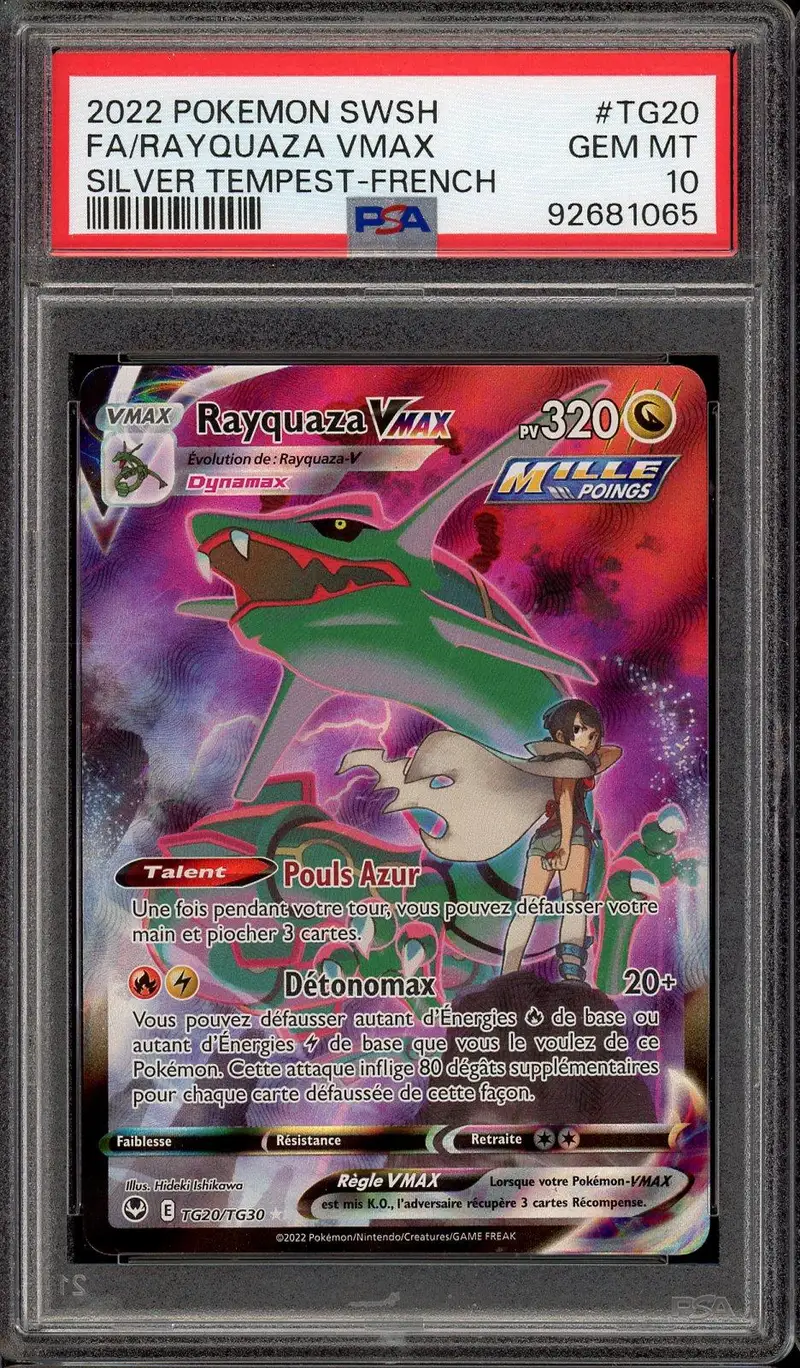 PSA 10 Rayquaza VMax