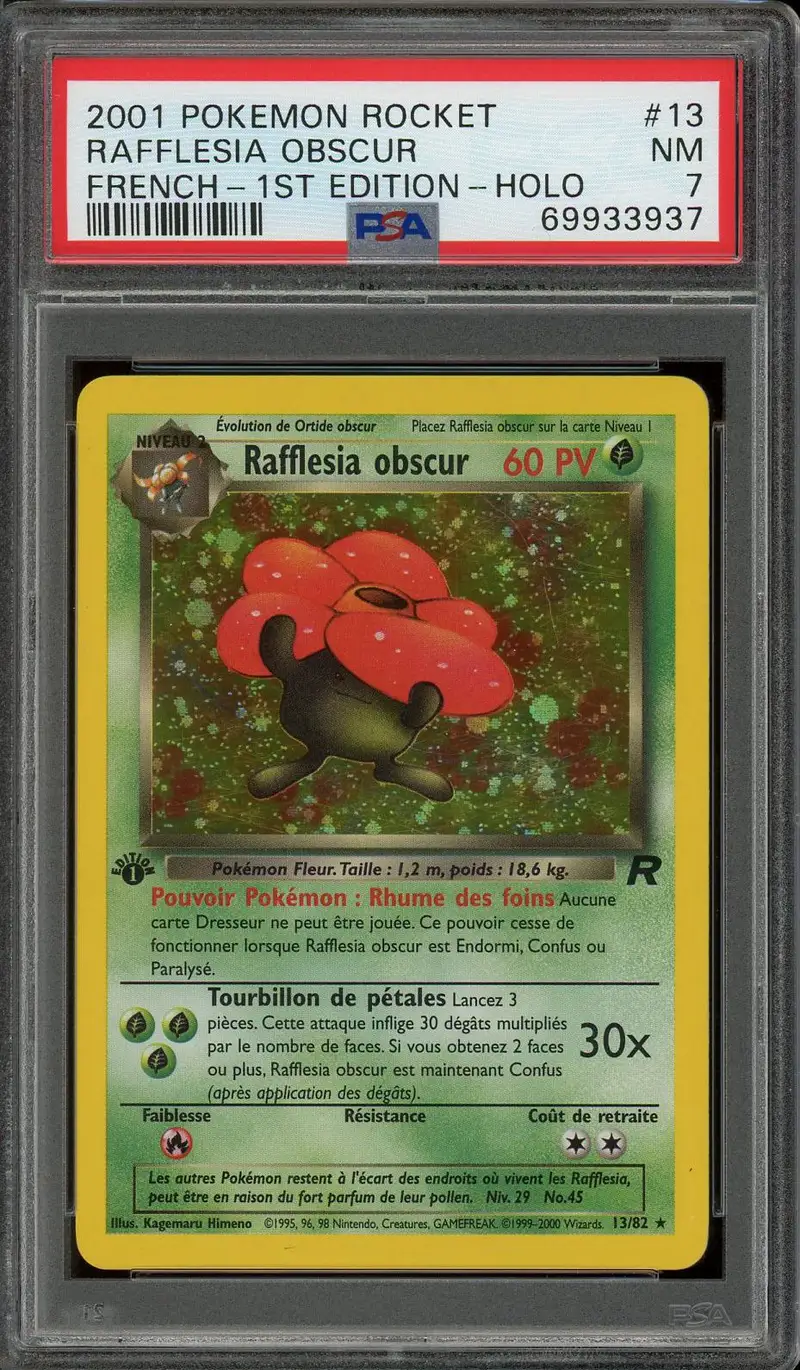 PSA 7 Rafflesia Obscur Holo
