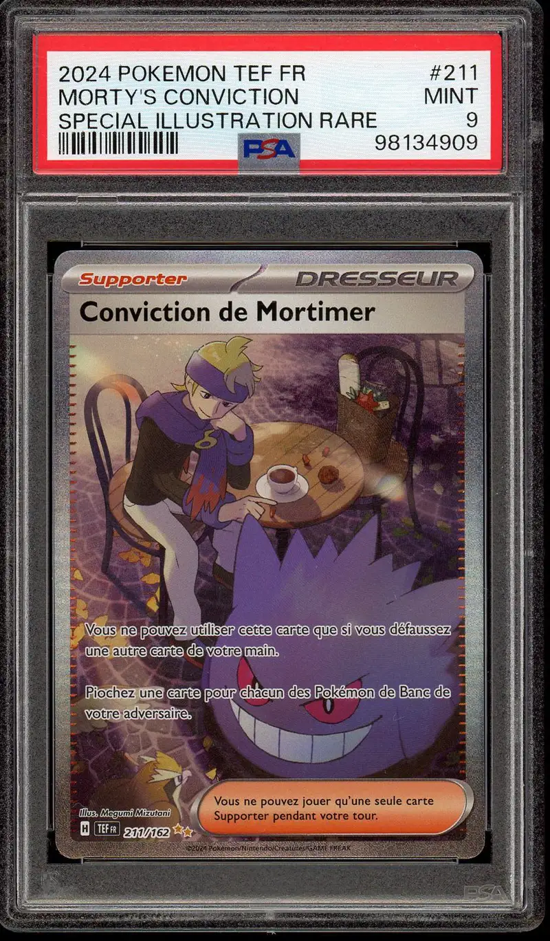 PSA 9 Conviction de Mortimer