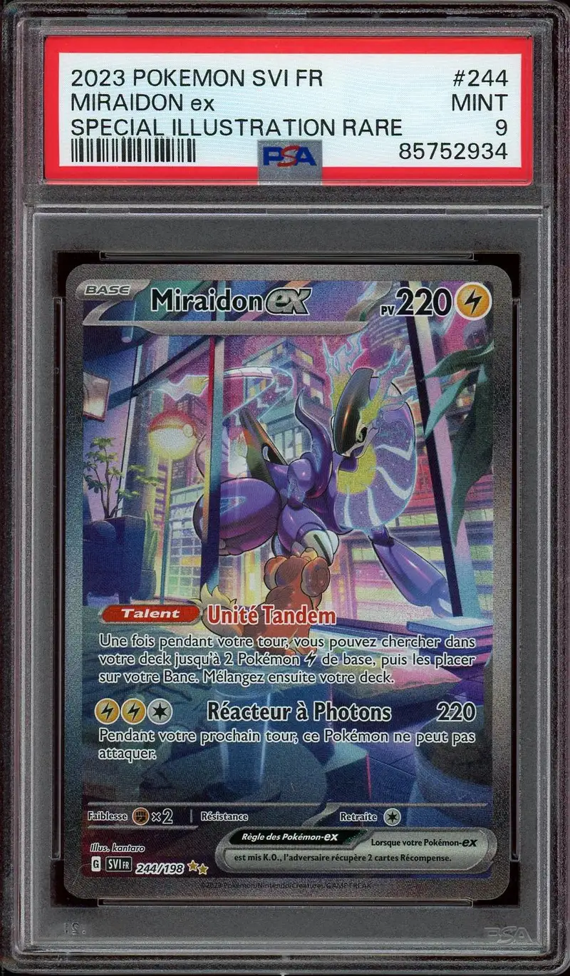 PSA 9 Miraidon Ex