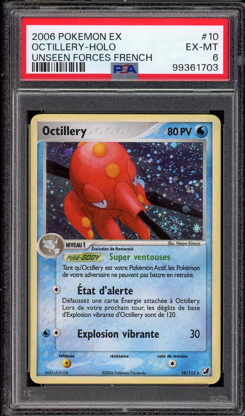 PSA 6 Octillery Holo