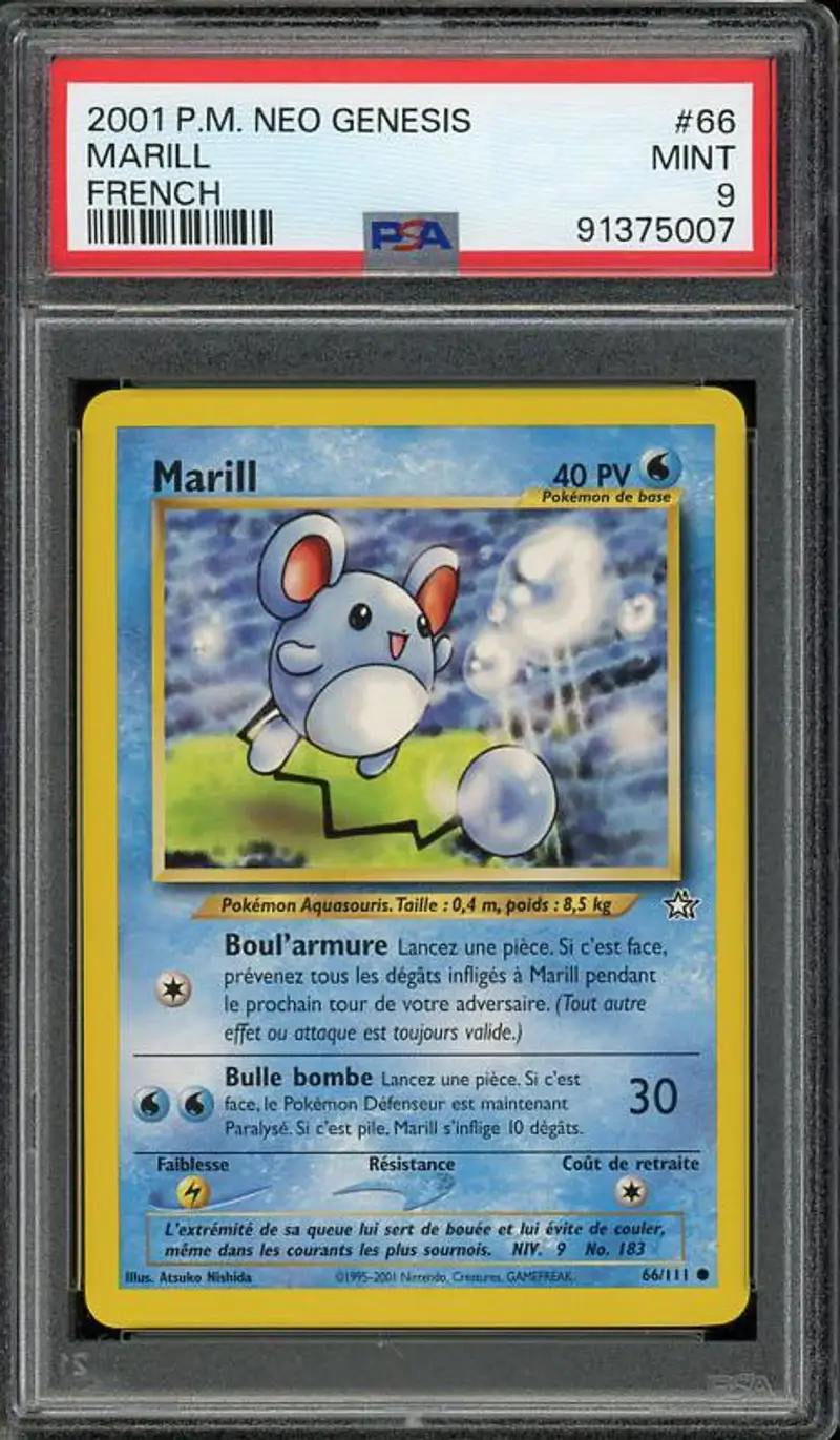 PSA 9 Marill