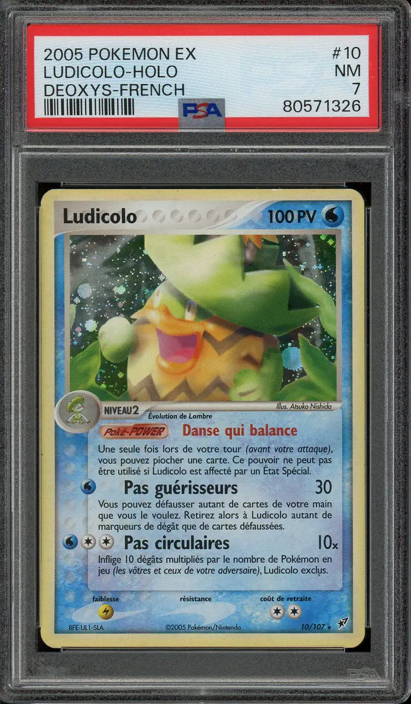 PSA 7 Ludicolo Holo
